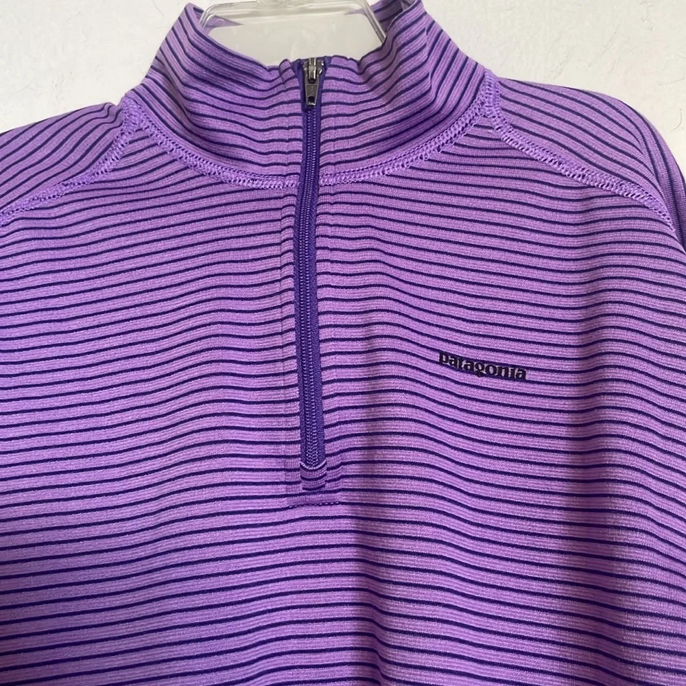 Patagonia Kids Capilene mid-weight zip neck sz M